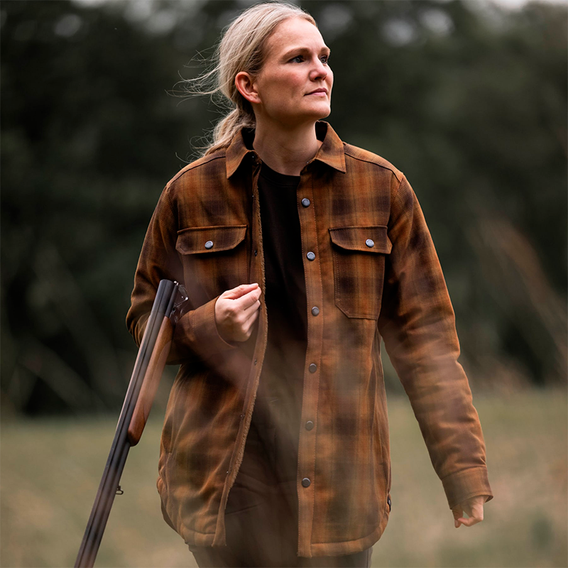 Northern Hunting Estrid Dame Skovmandsskjorte Brown - Billede 7