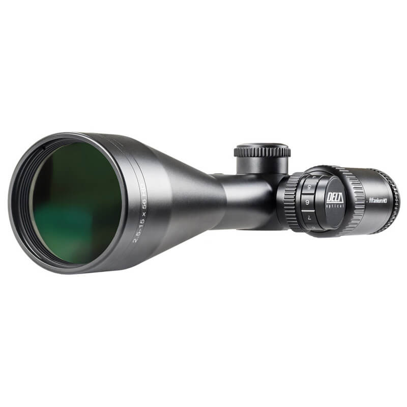 Delta Optical Titanium sigtekikkert 1-6x24 2,5-15x50 og 2,5-15x56 1,5-9x45 - Billede 5