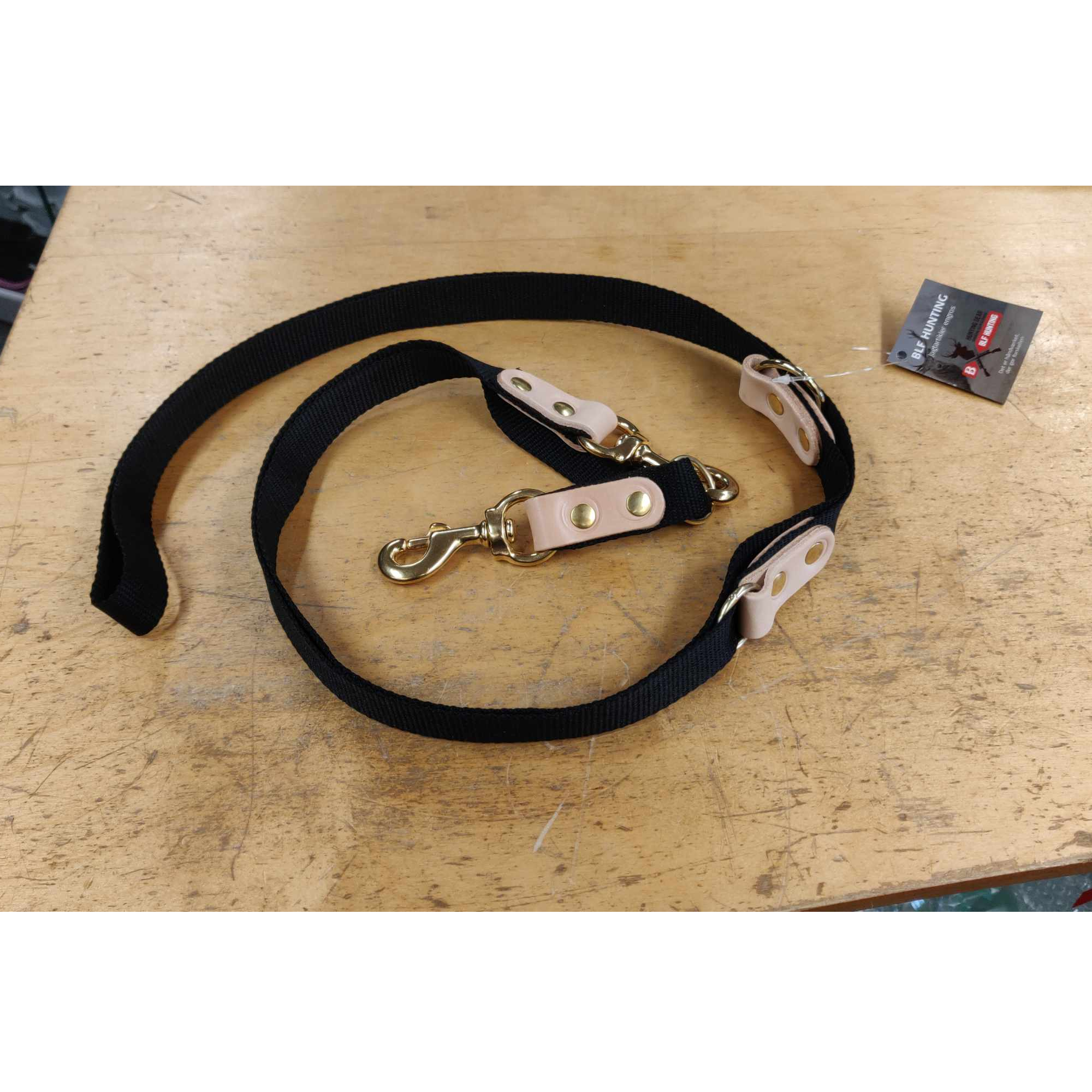 BLF Dressurline Webbing - 25mm x 250cm - Sort