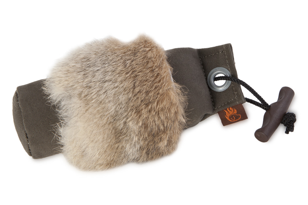 Firedog 250gr. Dummy Khaki m/ Kaninskind