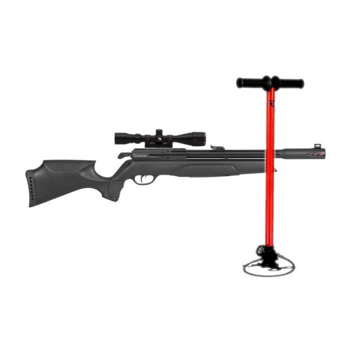 Gamo Arrow PCP 4,5mm sæt m/ Sigtekikkert og pumpe