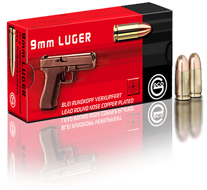 GECO 9mm pistol patron Copper coated 8g 50 stk.