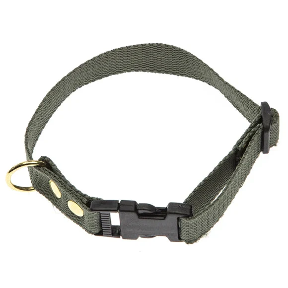 BLF Halsbånd Webbing - 25mm x 60cm - Grøn