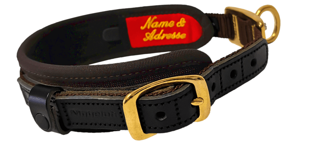 Niggeloh halsbånd DeLuxe XS / 30-40 cm|Brun