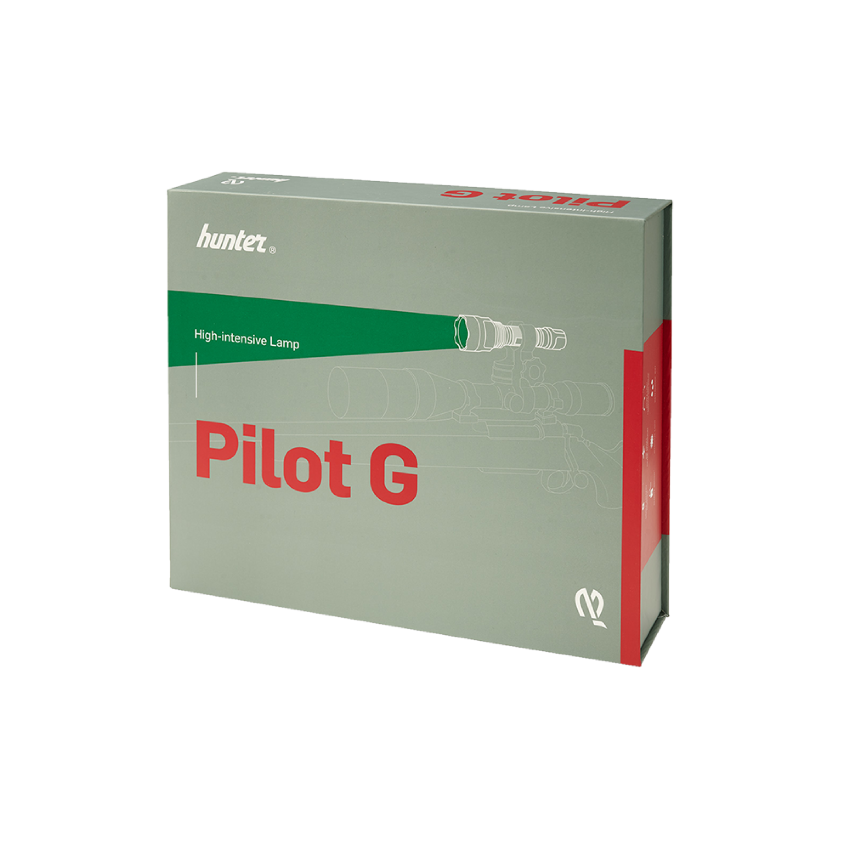 Hunter Pilot Green LED Lygtesæt m/ genopladelig batteri - Billede 3