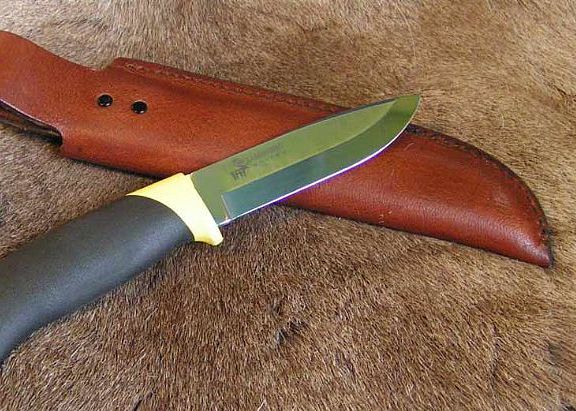Jagtkniv G10 - kunstgummiskæfte
