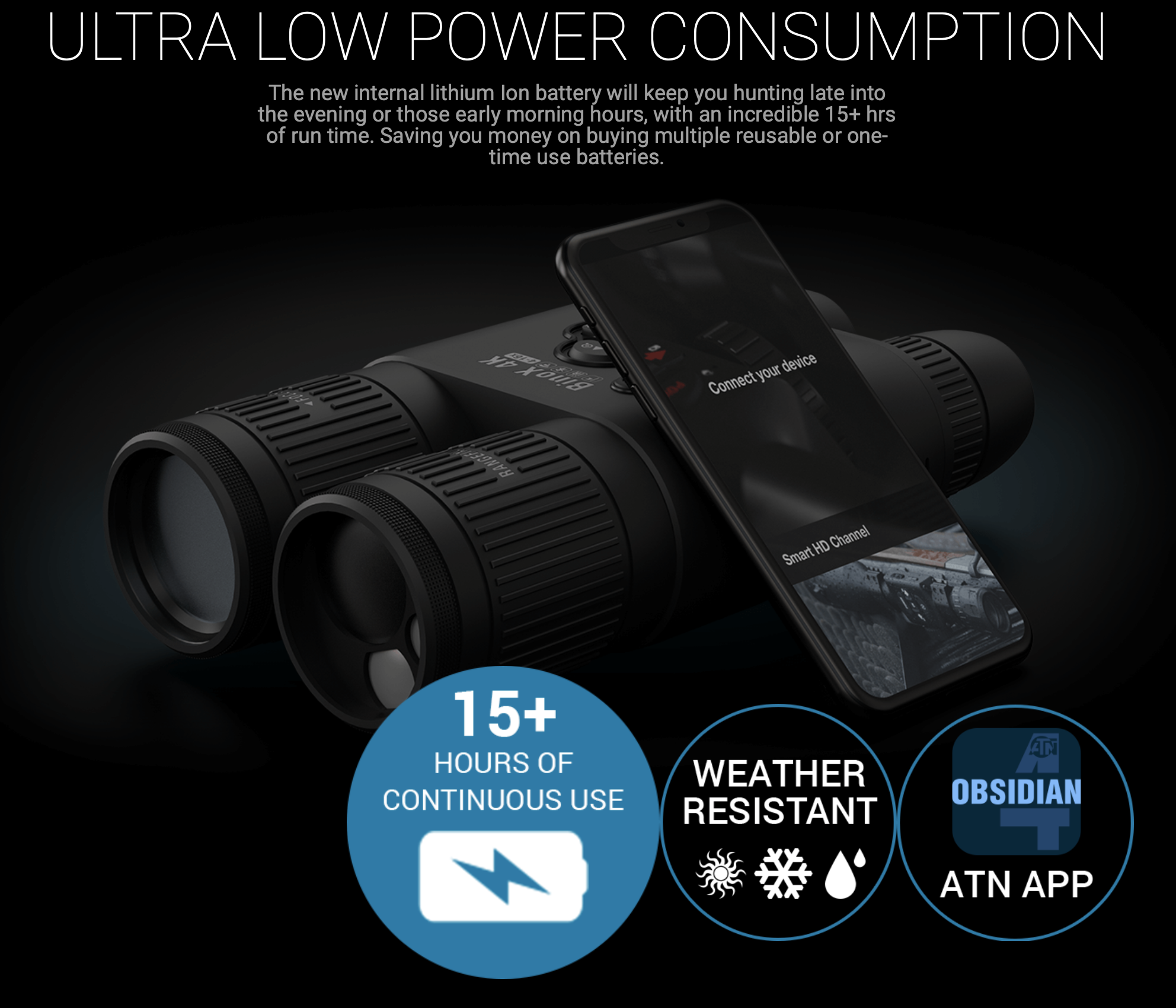 ATN BINOX 4K 4-16X LRF - Billede 5