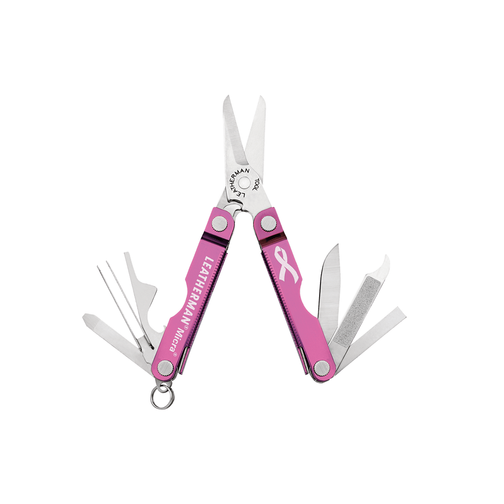 Leatherman Micra grå aluminium multikniv m/ fjeder saks - Billede 6