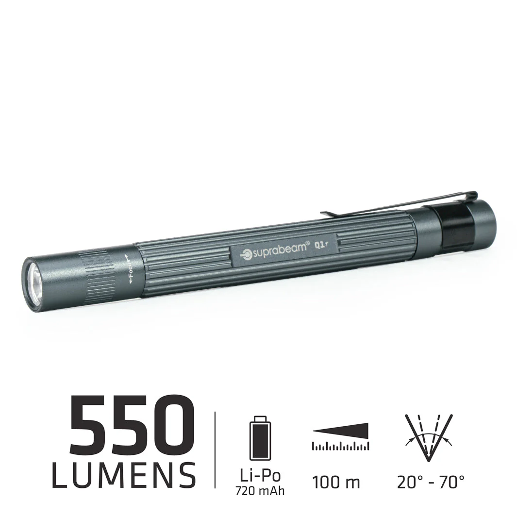 Suprabeam Q1r LED Lommelygte - 550lm