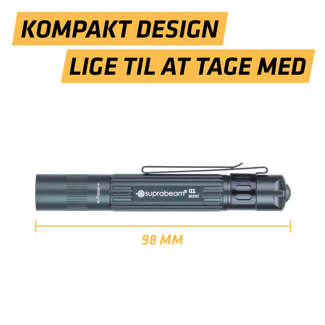 Suprabeam Q1mini LED lommelygte - 120lm - Billede 4