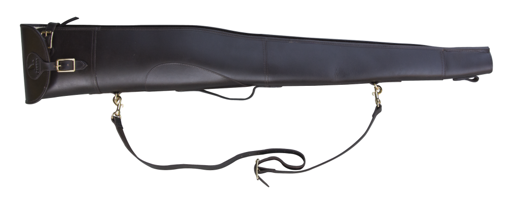 Canard Foderal Gevær Dakota Læder | Mørkebrun | 120cm