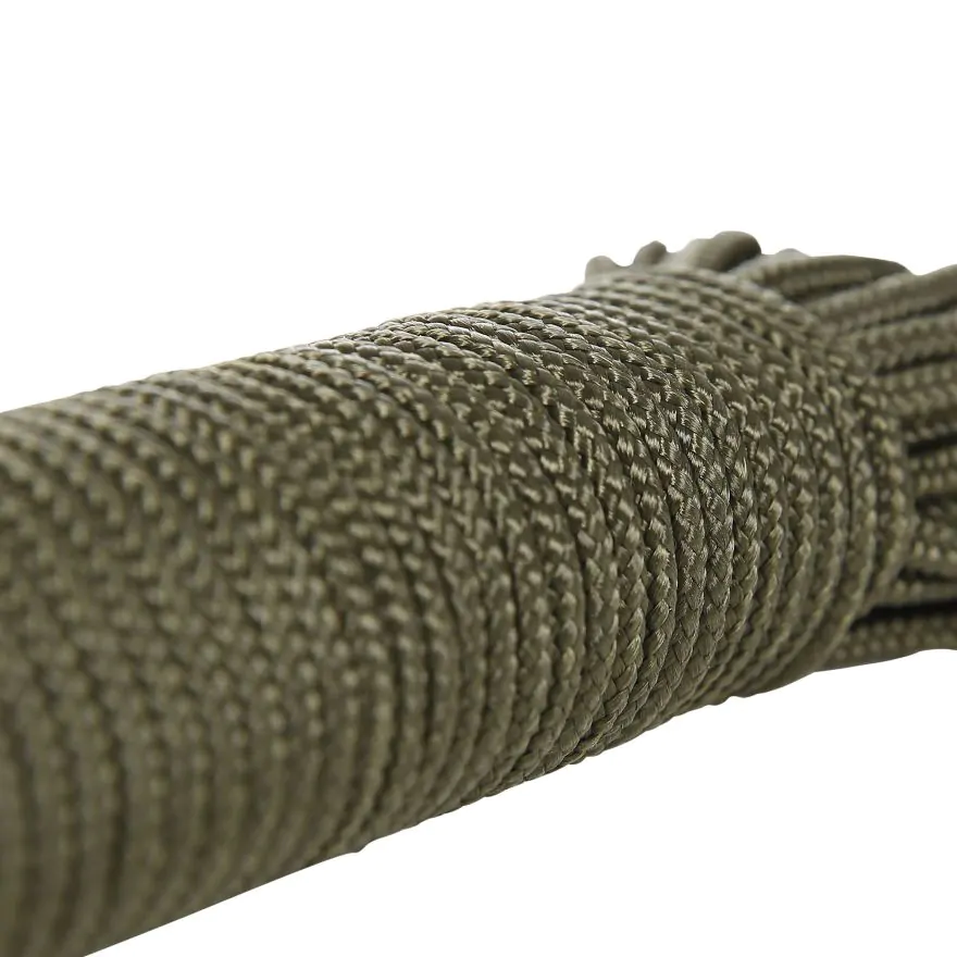Paracord, faldskærmsline 3mm x 15m, olivengrøn - Billede 4