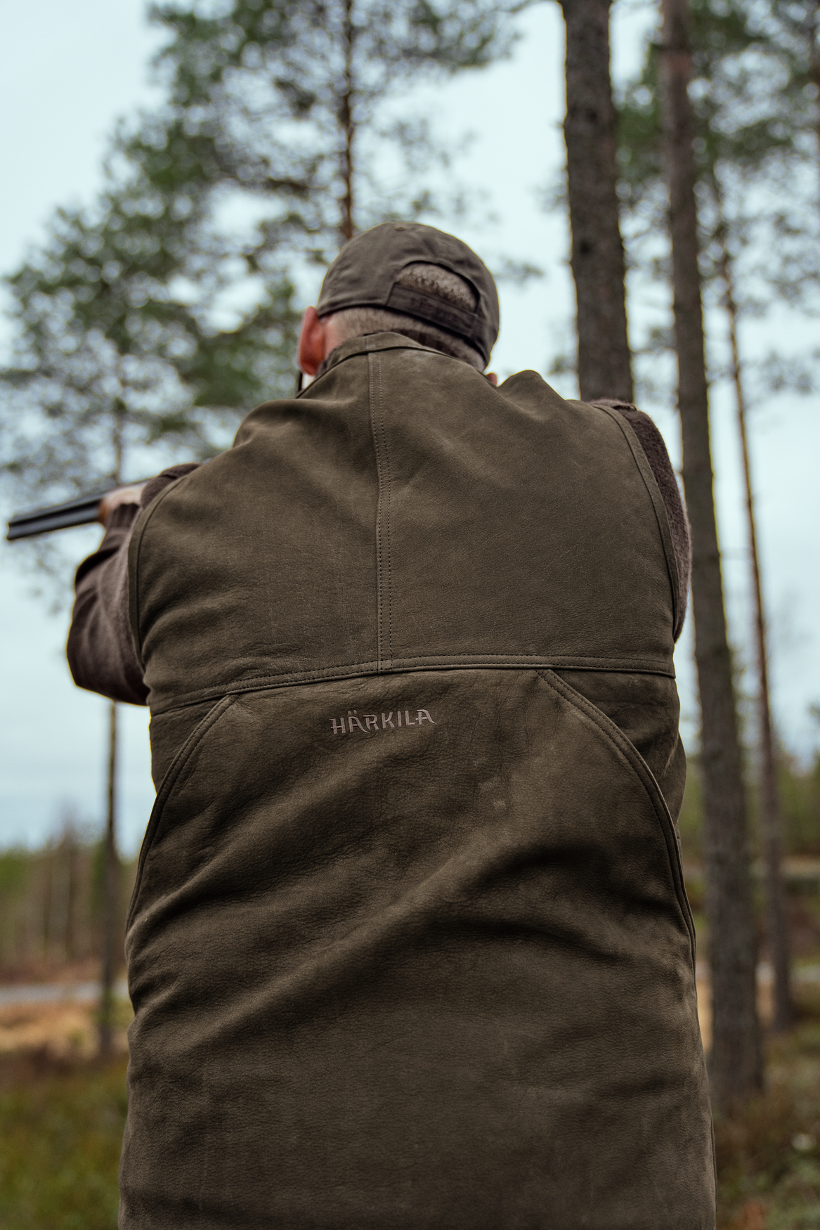 Härkila Pro Hunter leather waistcoat Willow green - Billede 9
