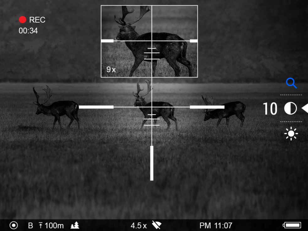 Digisight Ultra 455 Digitalt Riffelsigte - Billede 3