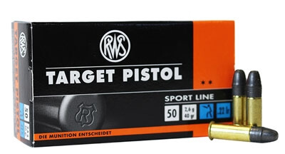 RWS Target Pistol kaliber 22LR 50 stk.