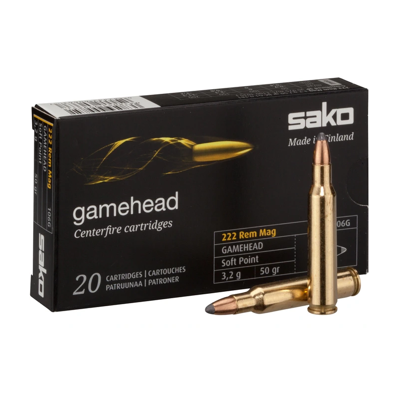 SAKO Gamehead .222 Rem Magnum 3,2g / 50grain