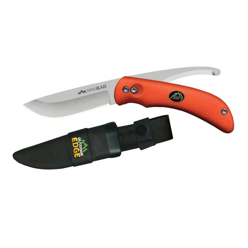 Swingblade kniv med bugåbner - Billede 3