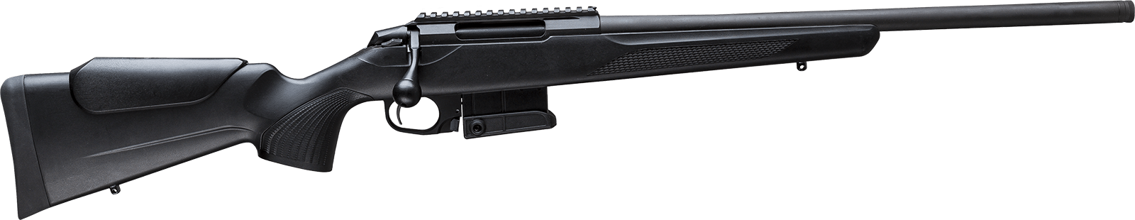 Tikka T3x Compact Tactical Riffel, stainless, justerbar, gevind, højre