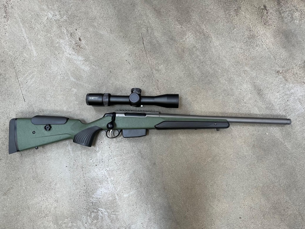 Tikka T3x Supervarmint 308 win - m. Vortex Strike Eagle 3-18x44 FFP MRAD - pakke