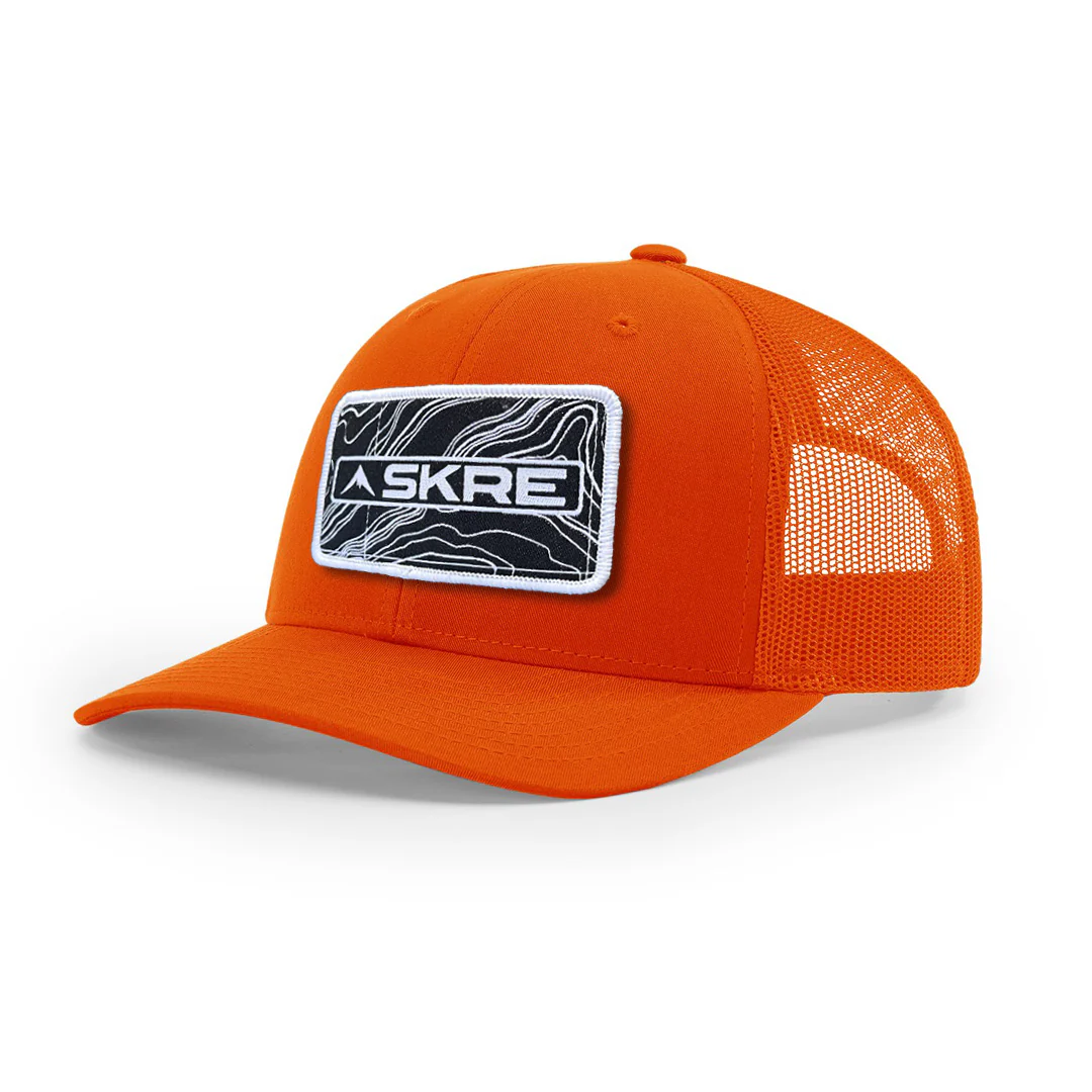 SKRE Orange Patch Hat