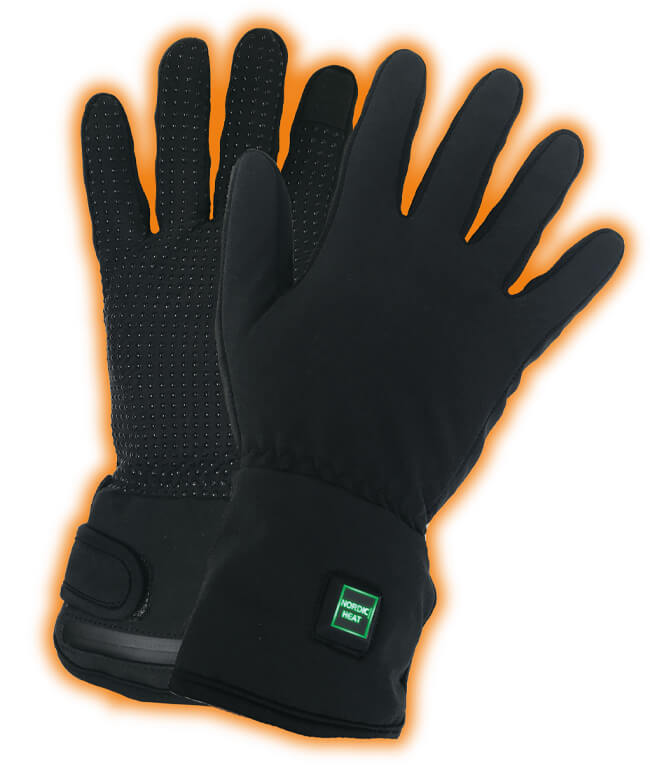Nordic Heat Tynde Handsker m/ Varme - NY MODEL