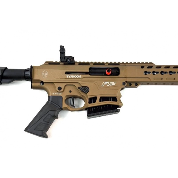 Typhoon F12 halvautomatisk haglgevær kaliber 12/76 Gen. II FDE Flat Dark Earth - Billede 4