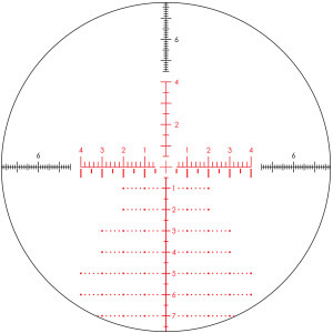 Vortex Razor HD 6-24x50 AMG m/ EBR-7B sigte MRAD FFP - Billede 4