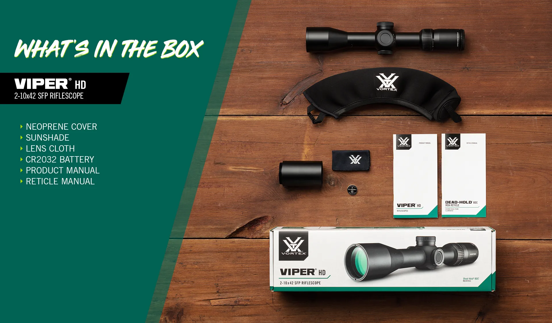 Vortex Viper HD 2-10x42 m/ Dead-Hold BDC (MOA) - Billede 7