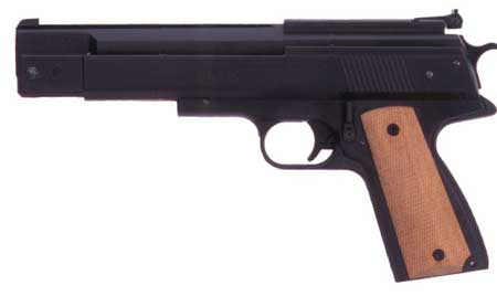 Weihrauch HW 45 Luftpistol 4,5 mm Black komplet med N-Redpoint og montage